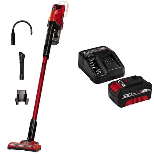 Image of Einhell TE-SV 18 Li Power X-Change 18V Cordless Stick Vacuum Cleaner With Battery and Charger | Lightweight, Small, Compact Rechargeable Vacuum Kit Ideal For The Home, Car or Caravan