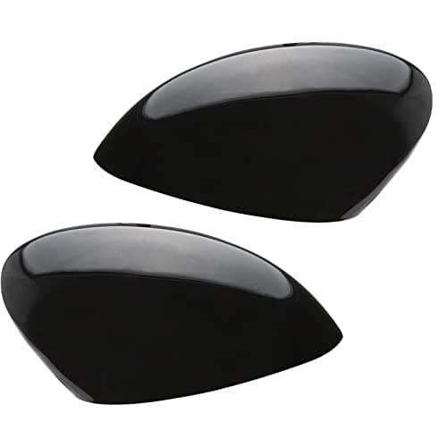 Image of KASturbo Wing Mirror Cover Rear View Cap Fit Fiesta MK7 2008-2017 Glossy Black