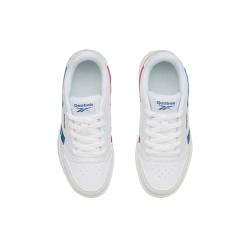 Image of Reebok Unisex Children's Court Advance Trainers, White Retrored Twilight Blue, 9.5 UK