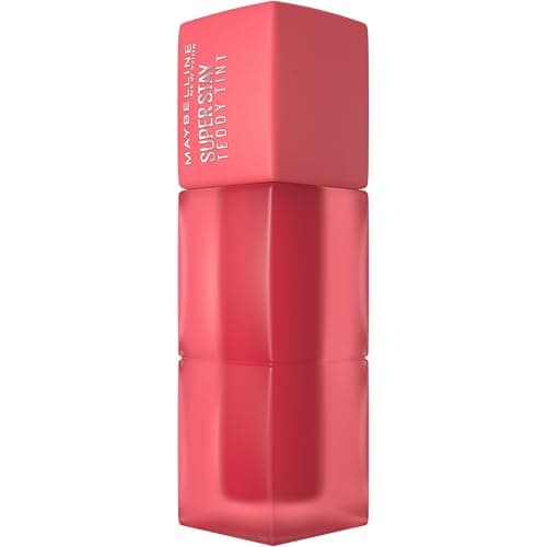 Image of Maybelline New York Lip Tint, Super Stay Teddy Tint, Up To 12 Hour Blurred Matte Lipstick, Plush Comfort, Longwear Makeup, Hydrating & Transferproof, Vegan, 8 Buildable Lip Shades, Shade: Petalcore