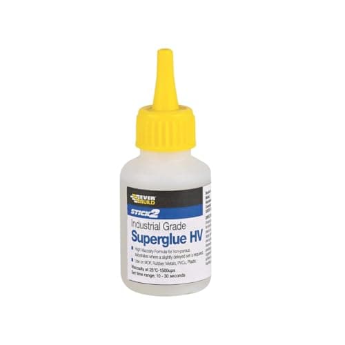 Image of 3 x 20g Everbuild Industrial Grade High Viscosity HV SuperGlue Super glue Adhesive