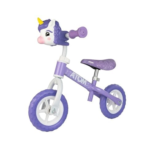 Image of Evo ATOM Children's 8" Balance Bike | My First Toddler Bicycle | Lightweight Kids' Walking Toy | Adjustable Handle & Seat Height | Training Ride-On for Ages 2+
