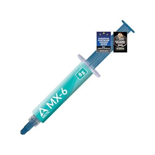 Image of ARCTIC MX-6 (8 g) - Ultimate Performance Thermal Paste for CPU, consoles, graphics cards, laptops, very high thermal conductivity, long durability, non-conductive, non-capacitive