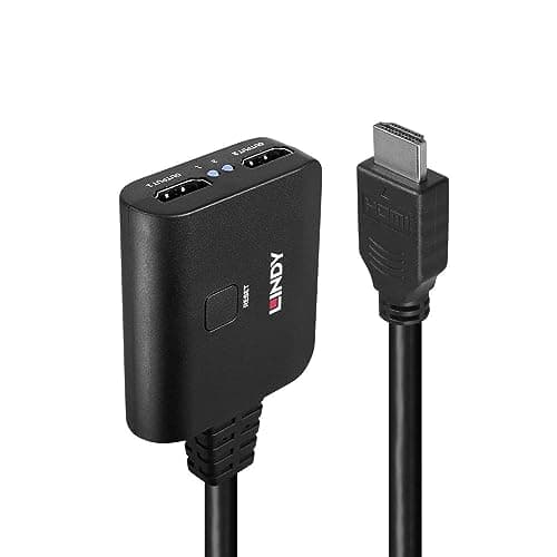Image of LINDY 2 Port HDMI 4K60 Splitter Cable