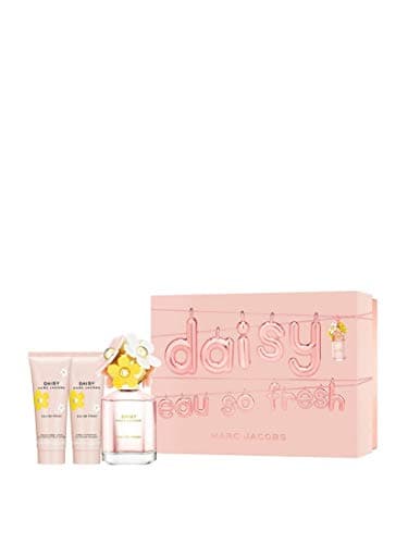 Image of Marc Jacobs Daisy Eau So Fresh Eau de Toilette 75 ml (Pack of 3) 2020 Gift Set (Contains 75ml EDT, 75ml Body Lotion & 75ml Shower Gel)