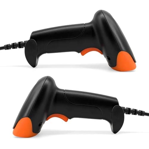 Image of Alomejor 2D/QR Barcode Scanner Wired USB Connection Portable Reader for Mobile Payment and Inventory Management Suitable for Supermarket Checkout and Warehouse USB Wired Bar Reader (USB Connect)