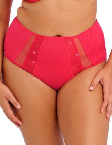 Image of Elomi Women's Sachi Full Brief, Red Confetti, L