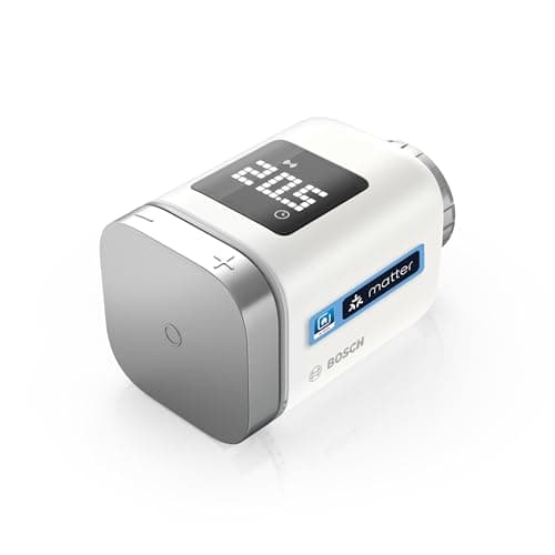 Image of Bosch Smart Home radiator thermostat II [+M], smart thermostat, flexible use in the Bosch Smart Home system or in manufacturer-independent Matter systems