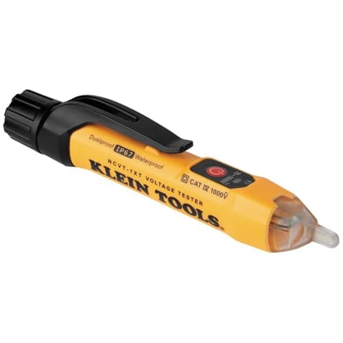 Image of Klein Tools NCVT1XT Voltage Tester, Non-Contact Low Voltage Tester Pen, 70V to 1000V AC, Durable IP67 Tester is Dustproof and Waterproof
