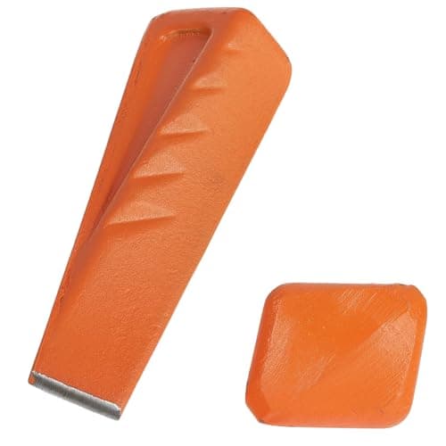 Image of GARDENIX Splitting Wedge for Wood – Turning Splitting Wedge Made of High-Quality Steel – 2 kg – Robust Splitting Wedges for Effective Splitting – Professional Wedges Forestry – High Efficiency and