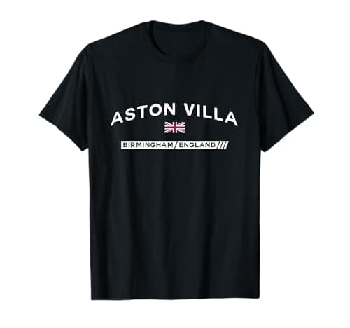 Image of Aston Villa Town of Birmingham, England UK T-Shirt