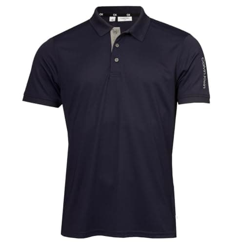Image of Calvin Klein Mens Club Golf Polo Shirt - Navy - XL