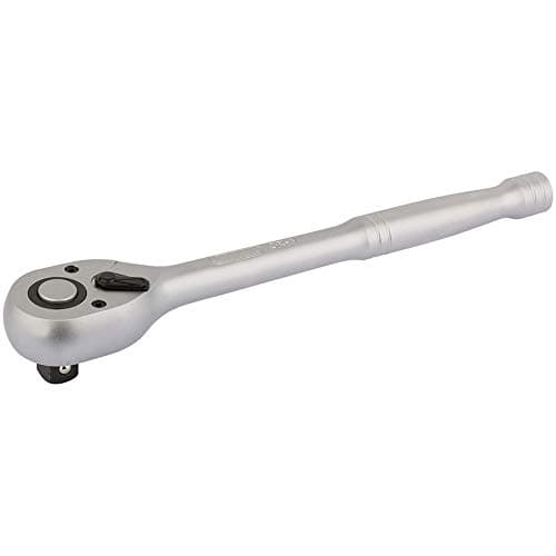 Image of Draper Torque Wrench 1/2-Inch Square Drive | Reversible 72 Tooth Ratchet | Socket Wrench | 26733, Blue