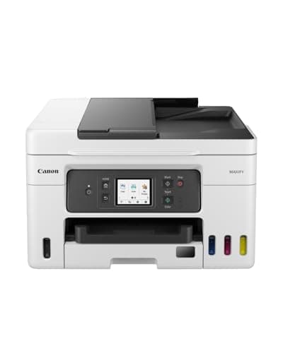 Image of Canon MAXIFY GX4050 Printer for Home/Office Use - Colour Printers & Scanners All-in-One Wireless | MegaTank Inkjet Printer, Copier, Scanner & Fax | WiFi, Ethernet & USB Connectivity A4 Printer