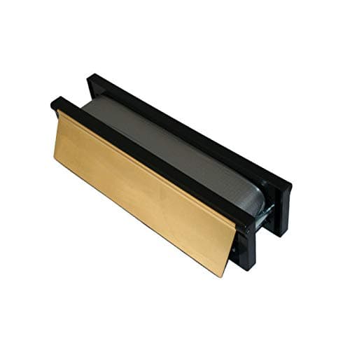 Image of Fab & Fix Nu-Mail Upvc Telescopic Letterplate - Gold (40-80Mm Aperture)