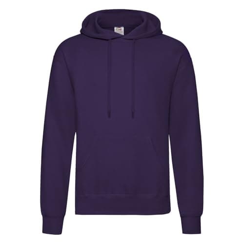 Image of Urban Road Unisex Heavy Blend Plain Hoody Men & Women Sweatshirt Casual Pullover Ladies Hoodie Purple