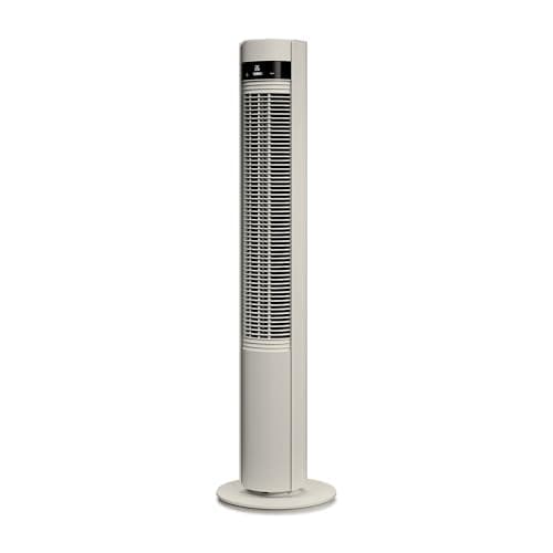 Image of Duux Elevate Smart Tower Fan, Remote Control, Alexa & Smart App, 26 Cooling Speeds, 12-Hour Timer, 80 Degree Oscillation, Sleep Mode, Built-In Ionizer, Stone