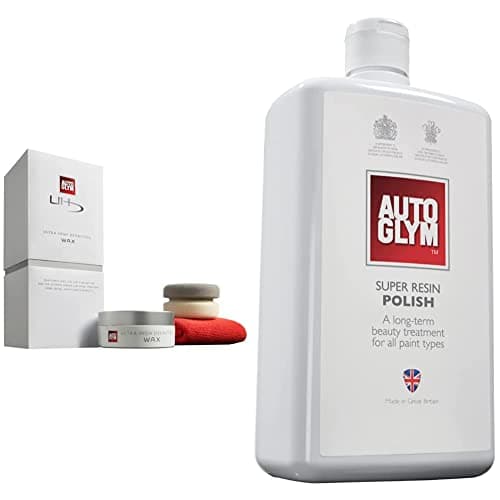 Image of Autoglym Ultra High Definition Wax & Super Resin Polish, 1L - High Performance Car Polish for Detailing and Maximum Gloss Finish