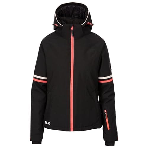 Image of DLX Womens Ski Jacket Slim Fit With Down Filling and Zip Off Hood Bianca