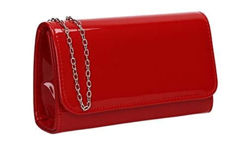 Image of SwankySwans Women's Diaz Clutch Bag, Red, One Size UK