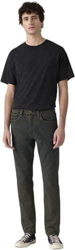 Image of Levi's Men's Jeans 502 with Stretch, Tapered Fit, Green (Straight Up Funky Od), W30/L32