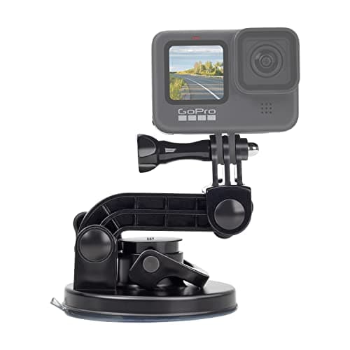 Image of Suptig Suction Cup Mount for Gopro Hero 13, Hero 12, Hero 11,10,9,8,7,6,5,4,3,3+, Hero+Session Apply to Car Windshield and Window as well as no dust clean and smooth flat surfaces