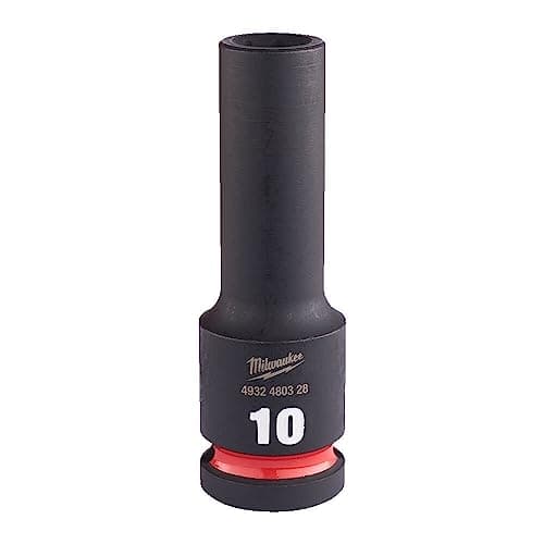 Image of Milwaukee Shockwave Socket 1/2 Hex Long 10mm-4932480328