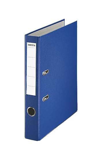 Image of Centra 231863 A4 50 mm PP Metal Shoe Lever Arch Files - Blue