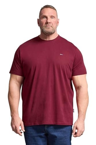 Image of BadRhino Big & Tall Dark Red Core T-Shirt - Men's - Plus Size Curve