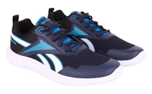 Image of Reebok Rush Runner 5.0 VECTORNAVY/ENGINEEREDAQUA/White Male Running Shoes
