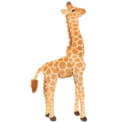 Image of HOMEXYLYL Giant Giraffe Plush, Lifelike Large Standing Stuffed Animal for Kids Soft Decor Birthday Gift Home Decoration(96cm/37.7in)