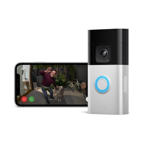 Image of Ring Battery Video Doorbell Pro | Wireless Video Doorbell Security Camera with Head-To-Toe View, 3D Motion Detection, Colour Night Vision, Wifi, 30-day free trial of Ring Subscription Plan