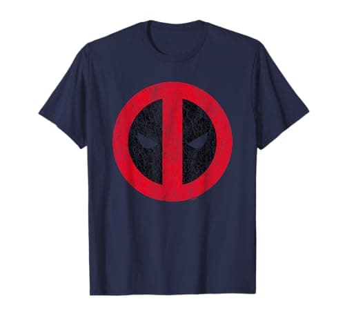 Image of Deadpool Cracked Logo T-Shirt