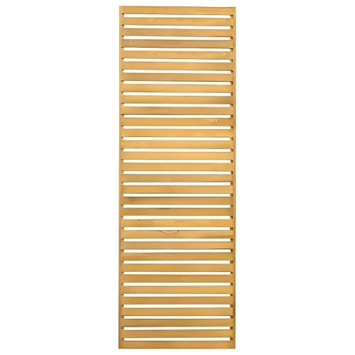 Image of Slatted Trellis Panel 180cm x 60cm(6ft x 2ft) Pressure Treated | Decorative Timber Fence Topper for Screening & Climbing Plants | Treated Garden Trellis Panel with 15-Year Guarantee