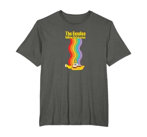 Image of The Beatles - Yellow Submarine Rainbow T-Shirt