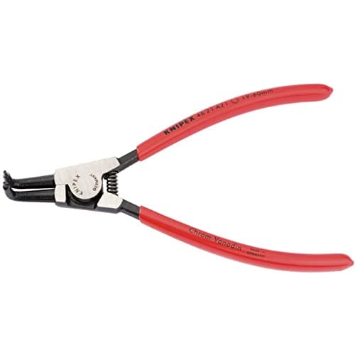Image of Knipex 50746 A21 Bent External Circlip Pliers 19-60 mm , Blue