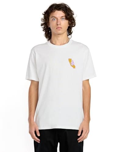 Image of Volcom Men's California Dreaming Short Sleeve Tee, White, XXL
