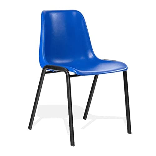 Image of Polly PLYSTKBLU Stacking Visitor Chair - Blue