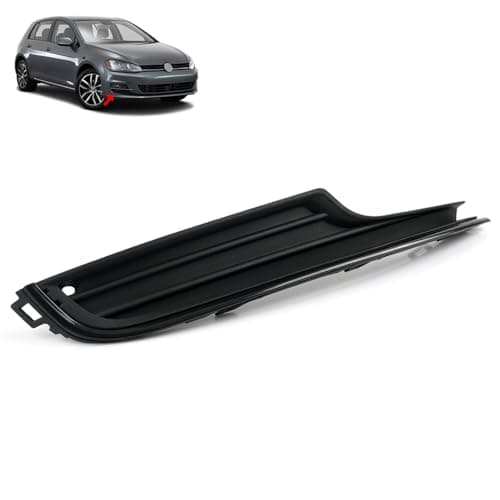 Image of ROBUST Front Bumper Lower Grille With Gloss Black Trim Right Driver Side for Volkswagen Golf Mk7 5G08536659B9 2012–2016