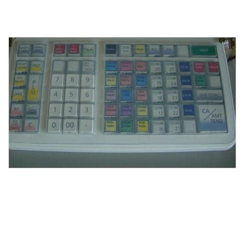 Image of Wetcover to fit Casio SE-S300, SES300, SE-S400, SES400, SE-S2000, SES2000, SE-S3000, SES3000 Cash Register, Keyboard Plastic Cover, Keyboard Cover, Keyboard Wetcover