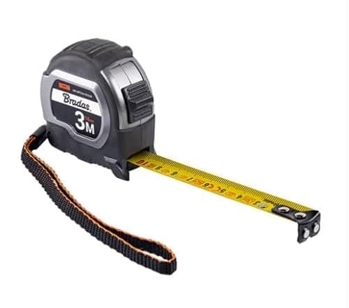 Image of 3m Tape Measure – 16mm Wide, Pack of 1 – Magnetic Tip & Belt Clip, Durable Measuring Tape