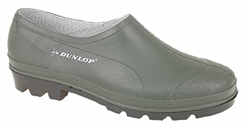 Image of Latest generation unisex waterproof Dunlop garden shoe, 8 UK, Green
