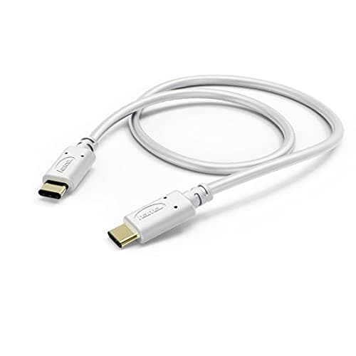 Image of Hama Charging/Data Cable, USB Type-C - USB Type-C, 1.5 m, White