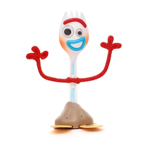 Image of Disney Store Official Forky Interactive Talking Action Figure, Pixar's Toy Story, 18cm/7”, Spork Toy Featuring 15+ English Phrases, Interacts with Other Characters, Ages 3+
