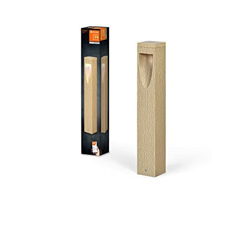 Image of LEDVANCE Smart+ Outdoor WiFi Path Light 7.5W 600lm Wood, with Warm White Light (3000K) and 16 Million Colors, high-Quality Aluminum housing, app controllable, Compatible with Amazon, Google, etc.
