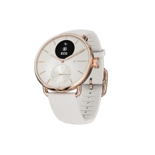 Image of Withings ScanWatch 2, Heart Health Hybrid Smartwatch for Men & Women - ECG, SPO2, Temperature Monitoring, Sleep, Respiratory Health, Cycle Monitoring, 35 day Battery Life, iOS & Android