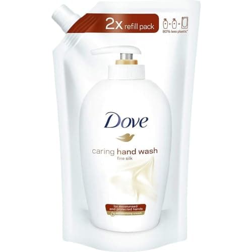 Image of Dove Nourishing Hand Wash Fine Silk Refill Pack, 2-Pack (2 x 500 ml)