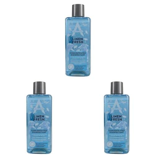 Image of Astonish 3 in 1 Multi-Purpose Super Concentrated Disinfectant with Long Lasting Fragrance, Linen Fresh, 300ml (Pack of 3)