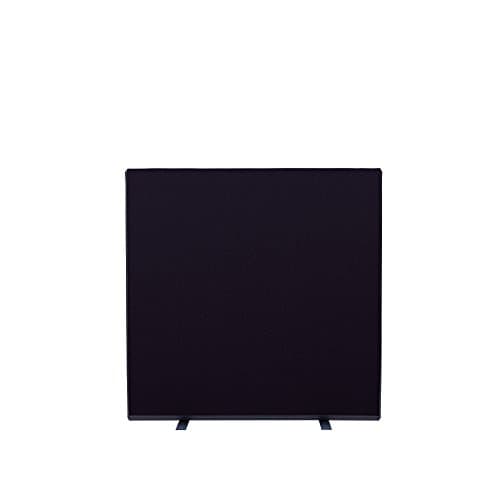 Image of "Panelwarehouse 1200mm Wide Woolmix Office Partition Screen (Black, 1200mm W x 1200mm H) - 3 Heights & 11 Colours"