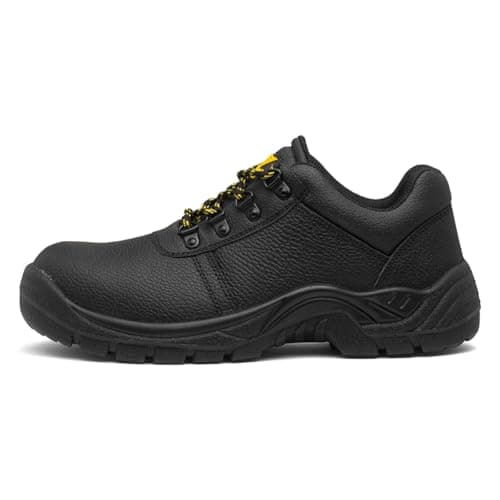 Image of EarthWorks Safety - EarthWorks Screwdriver Mens Black Safety Shoe - Size 6 UK - Black